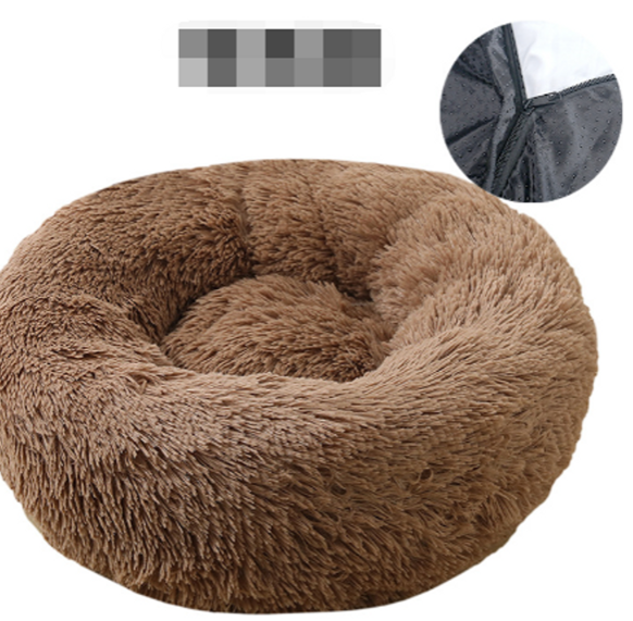 Pet Dog Bed Comfortable Donut Cuddler